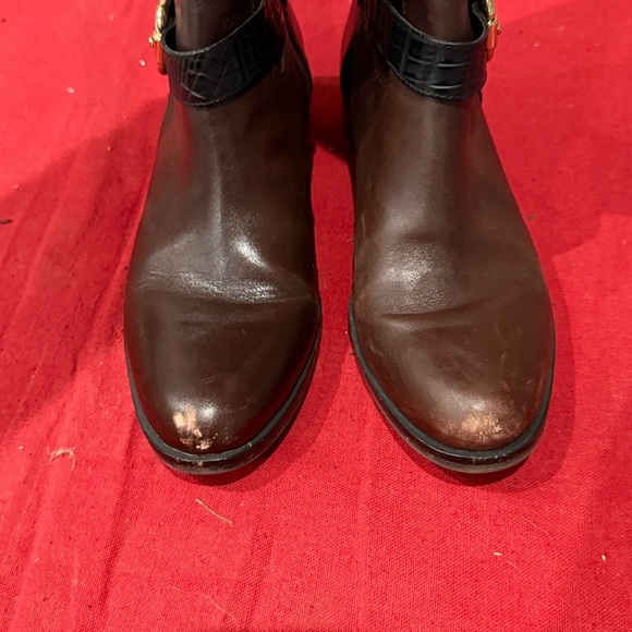 Vince Camuto Dark Brown Heeled Boots - Picture 4 of 5